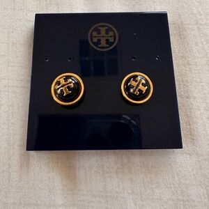 Tory Burch Evie Pearl Stud Earrings